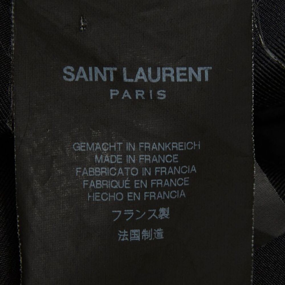 Saint Laurent Paris Black Hearts Print Crepe Mini Dress S - Picture 6 of 7